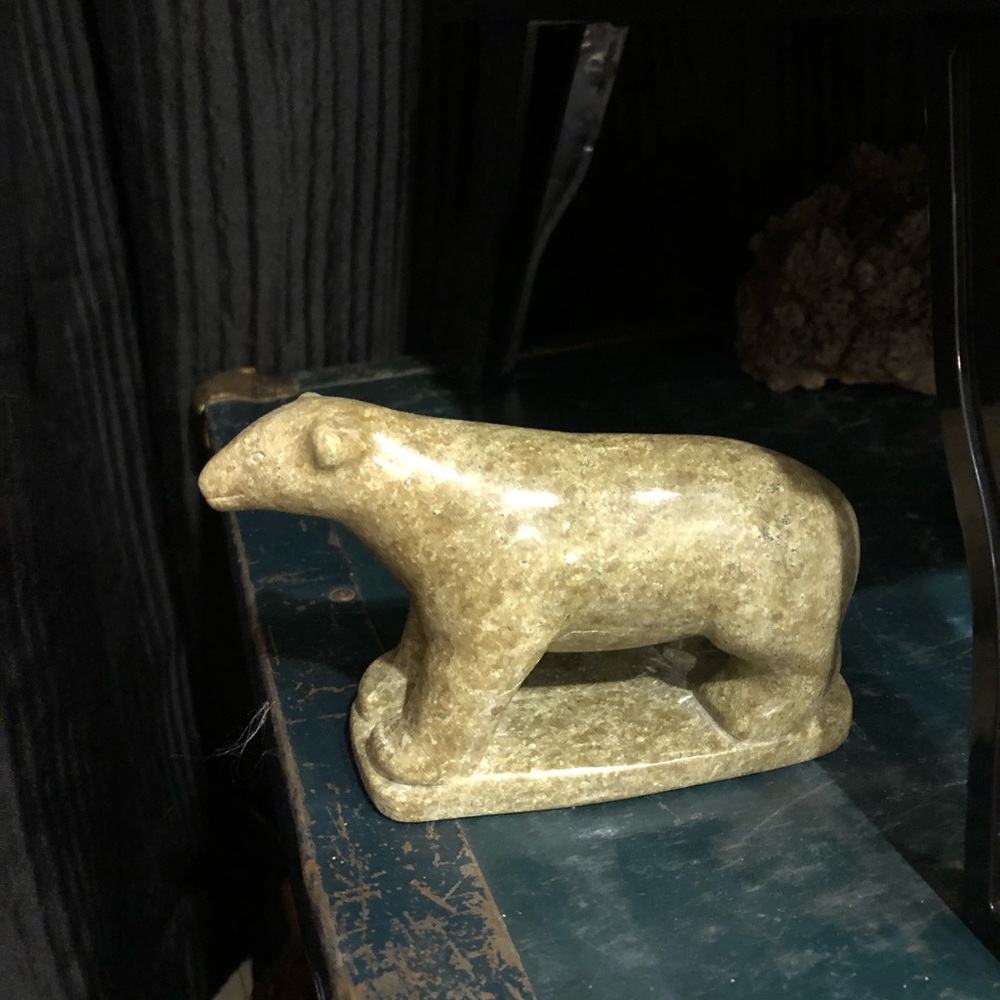 Genuine Inuit Soapstone Carving